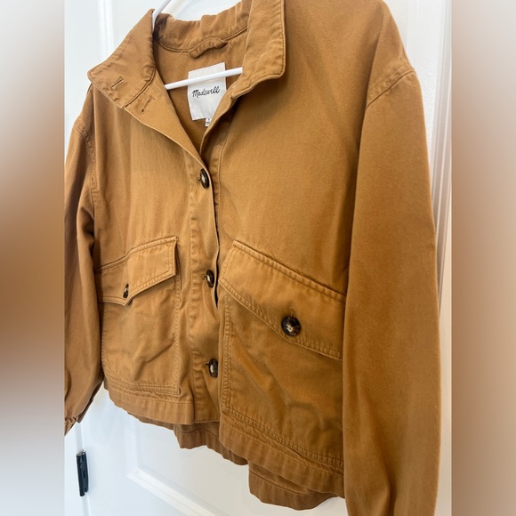 MADEWELL Bayview Balloon Sleeve Lightweight Jacket Size S - Picture 7 of 11